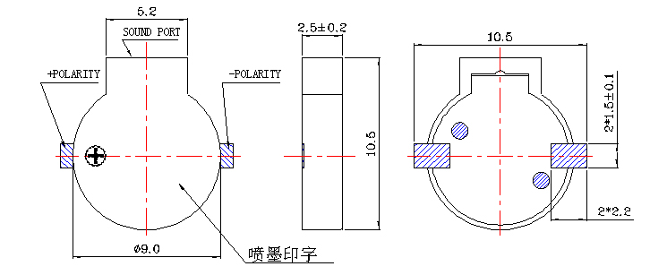 無(wú)源蜂鳴器SMD-090025H