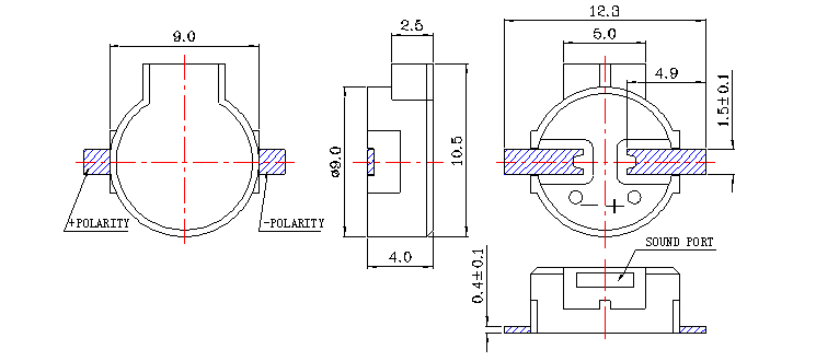 無源蜂鳴器SMD-090040H